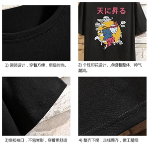 DX17012-P20 纯短袖t恤男大码半袖打底衫宽松体恤衫 砖墙挂拍图片