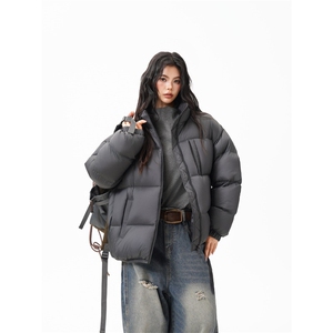 90%绒新标有报韩版宽松羽绒服外套上衣Y993/ P350 现货图片