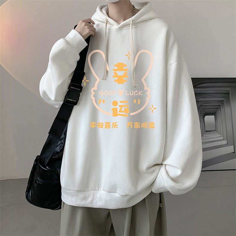 连帽卫衣男大码运动服帽衫外套WY2297-P35加绒款-P40,男装卫衣,电商A040