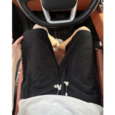 美式高街破洞短裤男夏季设计感小众垂感冰丝宽松直筒运动五分裤子，男装牛仔裤，电商B220