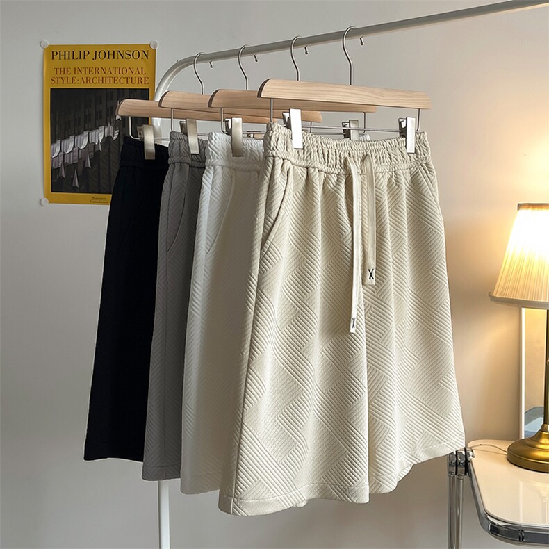 2024夏季新款摆拍大码港风宽松休闲短裤M-5XHK23183-特P25，男装牛仔裤，电商A022