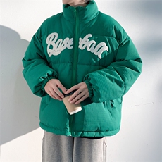 光影2023冬季新款毛巾绣立领棉衣玉米格加厚棉服外套MYTC157P95，男装棉衣，电商B220