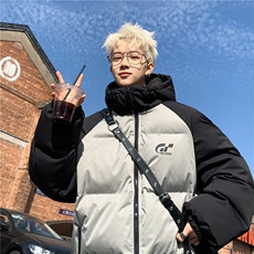 黑拼灰色
