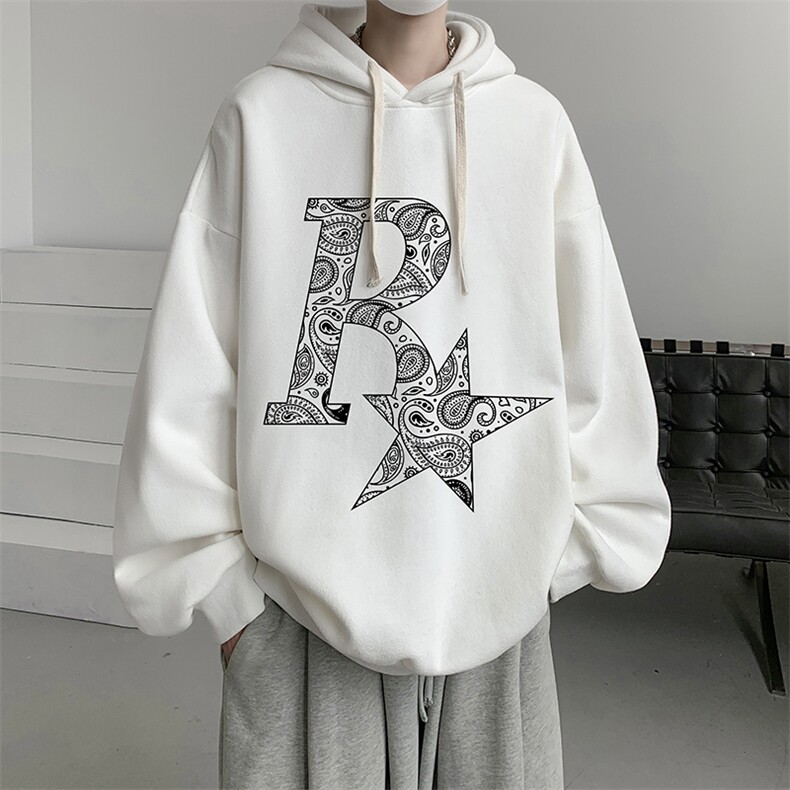 连帽卫衣男大码运动服帽衫外套WY2328-P35 加绒款-P40图片