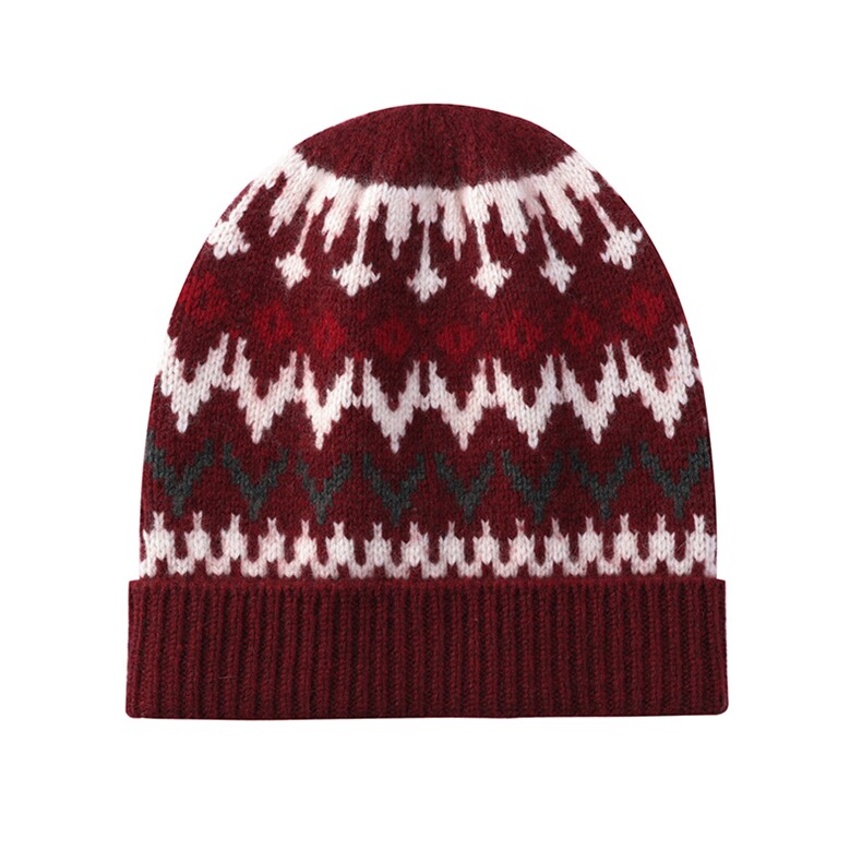 女生毛线帽显瘦保暖帽子冬季时尚针织帽，帽子，鼎坤羊绒