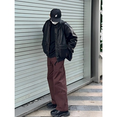 网图现货工装皮衣夹克飞行员外套1209-1-JK19-P90主推可谈，男装夹克，星座1209-1