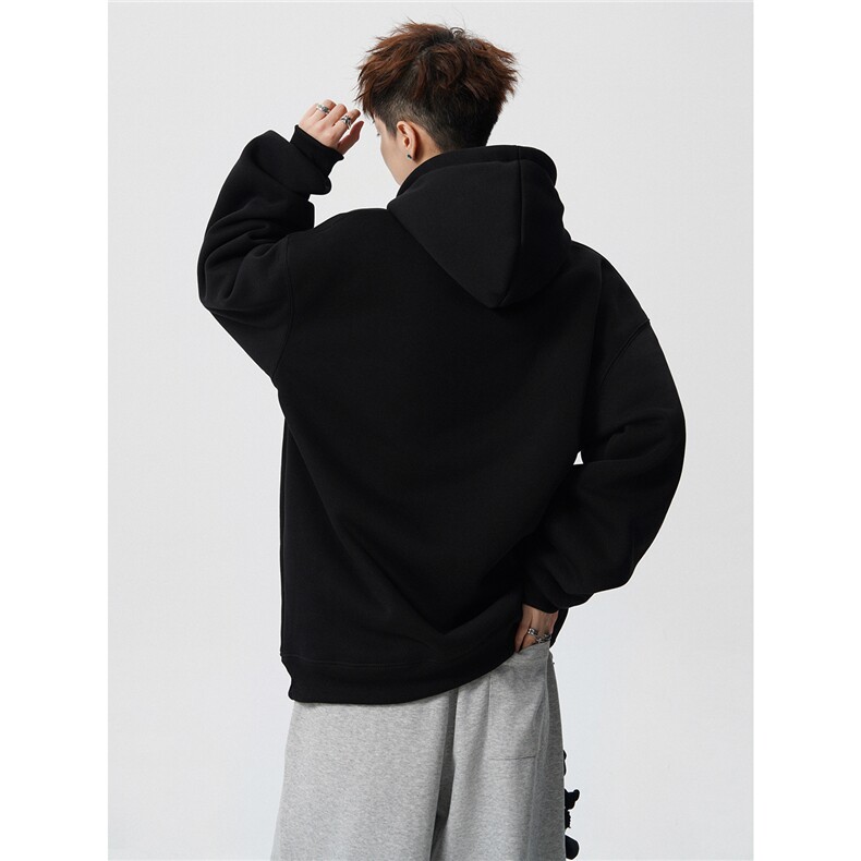 904-2-CD617-P55加绒65控88-98秋冬季连帽卫衣保暖男青少年外套,男装棉衣,星座904-2