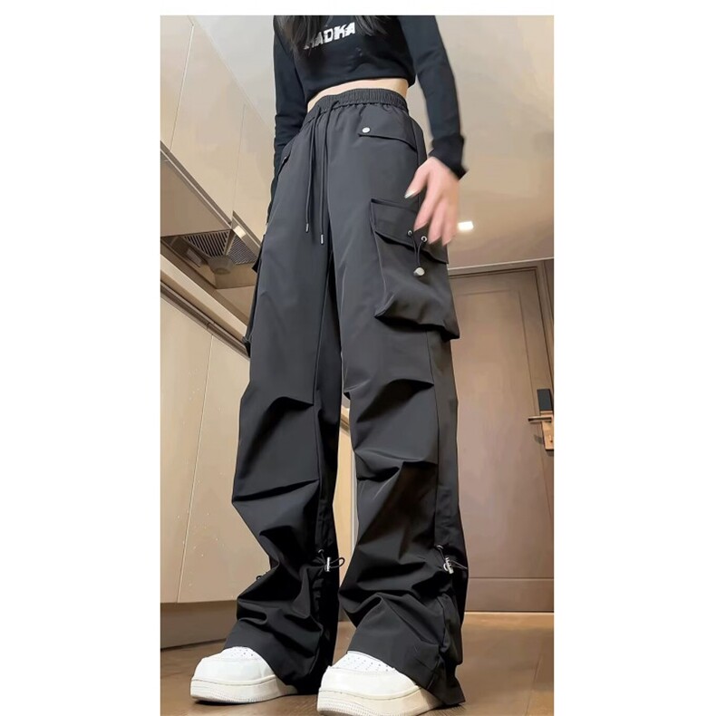 休闲裤男女款侧边大口袋潮百搭P35Y9025,男装休闲裤,星座1112-1