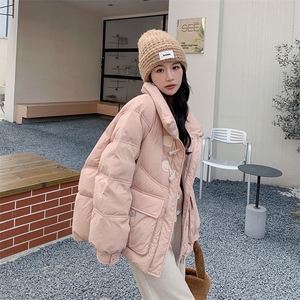 大量现货主推牛角扣羽绒服693-P235-K368图片
