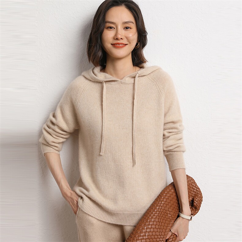羊绒衫女2024秋冬新款山羊绒宽松毛衣针织图片
