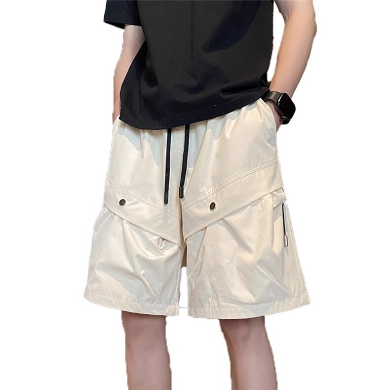 冲锋短裤男夏季薄款宽松直筒休闲中裤潮牌防水工装五分裤XE156,男装牛仔裤,星座208-5