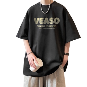 wassup candy短袖T恤男款夏季oversize衣服美式宽松潮流半袖体恤图片
