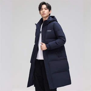 标90%白鸭羽绒服男士2025年冬季新款长款过膝H819-P220328图片