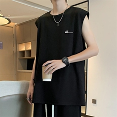 夏季薄款百搭时尚舒适无袖短袖TT381特批-34，男装T恤，星座718