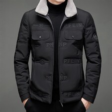 BAMJ-6052钱塘2020-2中青年男士秋冬季厚款羽绒服休闲外套p165，男装羽绒服，钱塘207-2