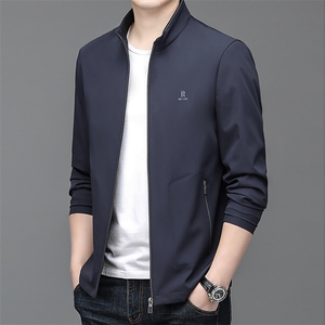 S1701春季新款2023年男士休闲长袖立领夹克外套P170图片