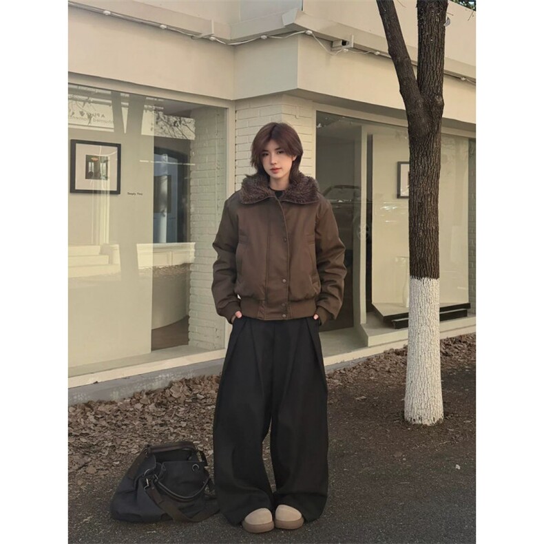 河北质量羊毛混纺巴恩风美式复古棉衣ZM0164-特批100,男装棉衣,星座313A(原308A-2)