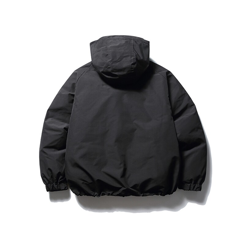 南夏乔装2025冬季新款纯色基础款连帽羽绒服日系复古三合一羽绒袄,男装羽绒服,电商S006（B521）
