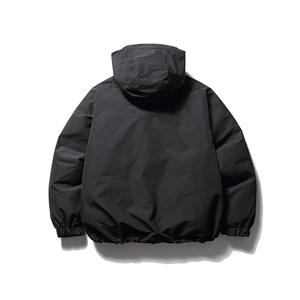 南夏乔装2025冬季新款纯色基础款连帽羽绒服日系复古三合一羽绒袄图片