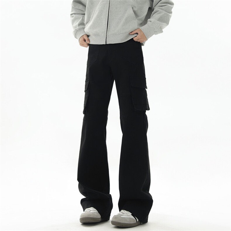 (加白色)611-3BK0024P60美式2白色黑色迷彩工装男女牛仔裤，男装牛仔裤，星座1218（原611-3）