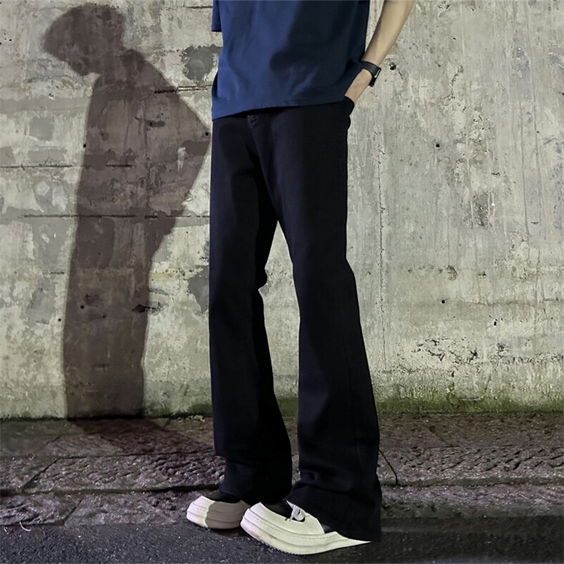 2025春季新款外景大码美式微喇牛仔裤M-5XGK24097-特P35，男装牛仔裤，电商A022