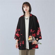 中性风和服外套日式原宿风bf宽松男女情侣薄款开衫防晒衣KS20p45,男装民族服装,电商A089-1