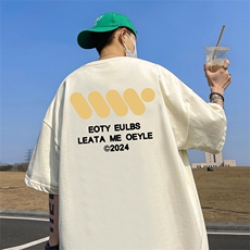 量大优供视频220克美式短袖t恤T2898得物直播有280克品质，男装T恤，电商A486