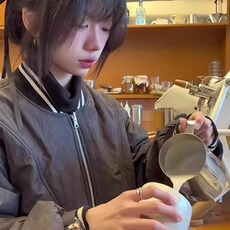 美式复古水墨画双面穿夹克棉服男女冬季设计感加厚bomber棉衣外套，男装夹克，星座1210-1