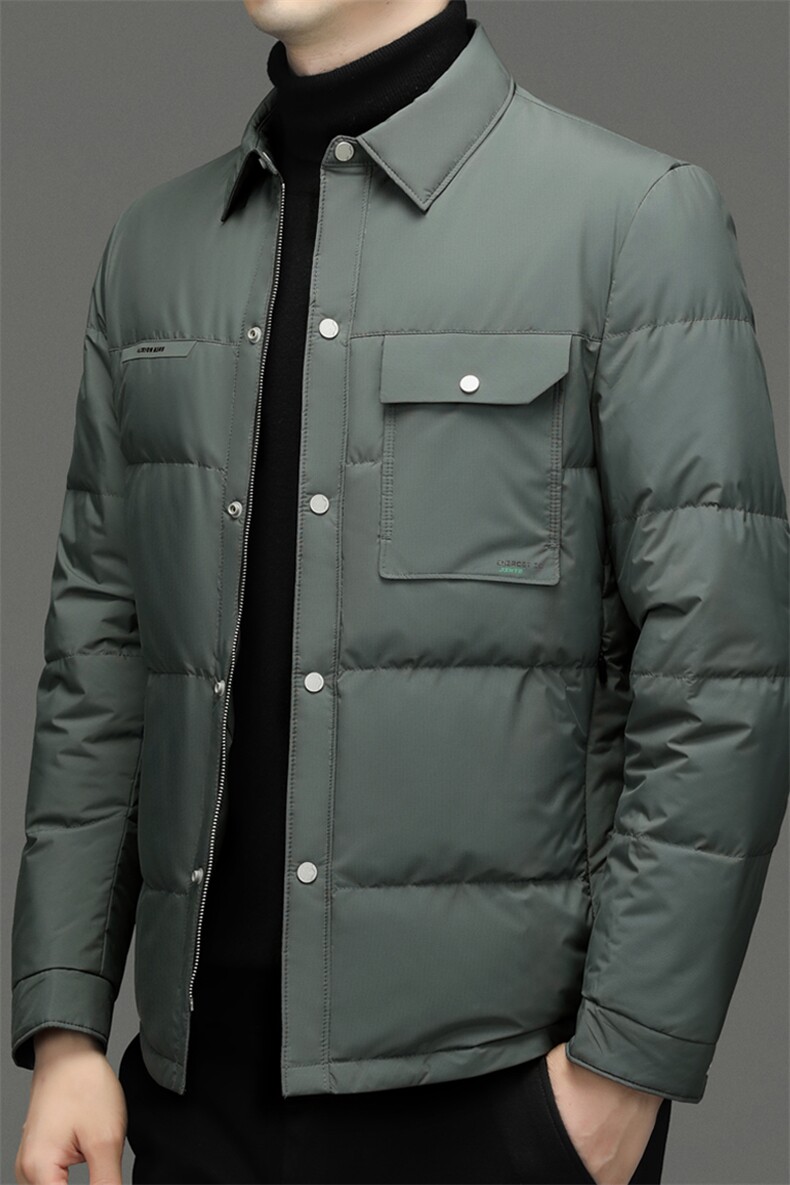 BW8626钱塘2020-2中年男士时尚休闲简约百搭冬季厚款羽绒服P200,男装羽绒服,钱塘207-2