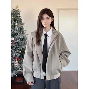 立领西装夹克高级感工装外套 JK289 特P82图片