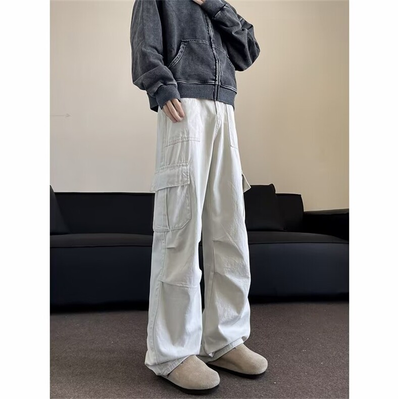 伞兵工装裤男痞帅cleanfit直筒裤美式机能风休闲裤BK456-P40,男装工装外套,星座1001-1