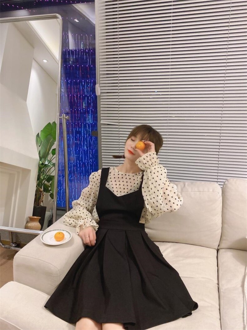 春装新款两件套连衣裙，女装连衣裙，NIY