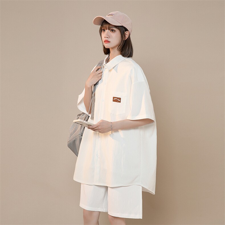 夏季青少年套装运动休闲短裤衬衫男女主推款 XZ201-2 TZ301 P55图片