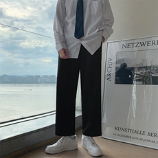 西装男韩版潮流学生帅2023秋夏季新款ins宽松百搭休闲裤K2080-P30，男装西裤，星座412-3
