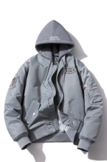 现货秋冬新款棉衣外套可拆卸帽子棒球服，男装棉衣，电商A105