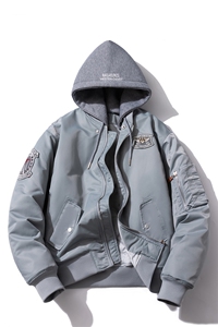 现货 秋冬新款棉衣外套可拆卸帽子棒球服图片