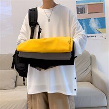 T3088/P25春装圆领青春排扣开叉长袖排口T恤男打底衫宽松大码图片