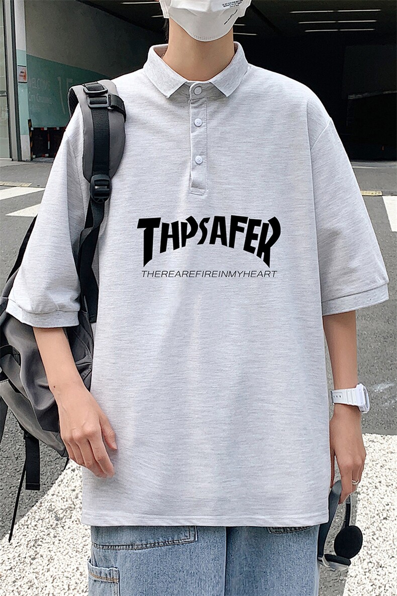 PL57007-P35翻领短袖polo衫男大码胖子半袖t恤男有领保罗衫模特,男装Polo衫,电商A040