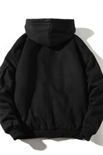 709-MY17-P9520冬款冬季全棉保暖羊羔毛纯色棉服连帽休闲外套男，男装棉衣，星座709