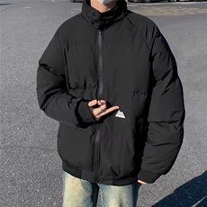 美式高街棉服男冬季痞帅宽松面包服外套潮牌设计感棉衣，男装棉衣，星座716-2
