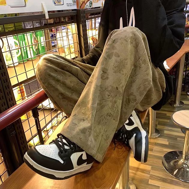 男秋季新款港风灯芯绒休闲裤A526P32,男装休闲裤,星座1116-2