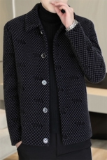 秋季男士翻领毛呢外套大衣商务休闲时尚百搭D33P135控228，男装毛呢大衣，电商B226