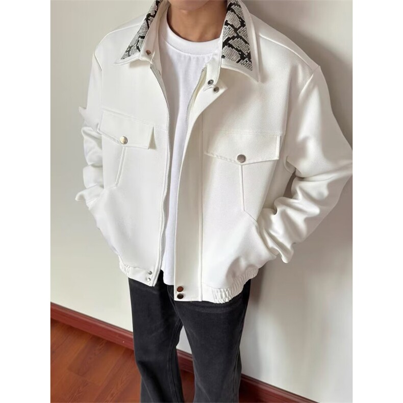 日系流行夹克原宿气质ins慵懒潮流文艺简约百搭时尚新款，男装夹克，星座506A