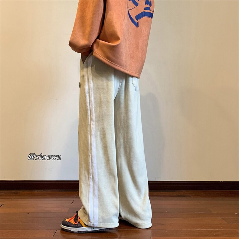 欧棉绒织带休闲裤直筒B342-K7011-P50控68,男装休闲裤,电商B342