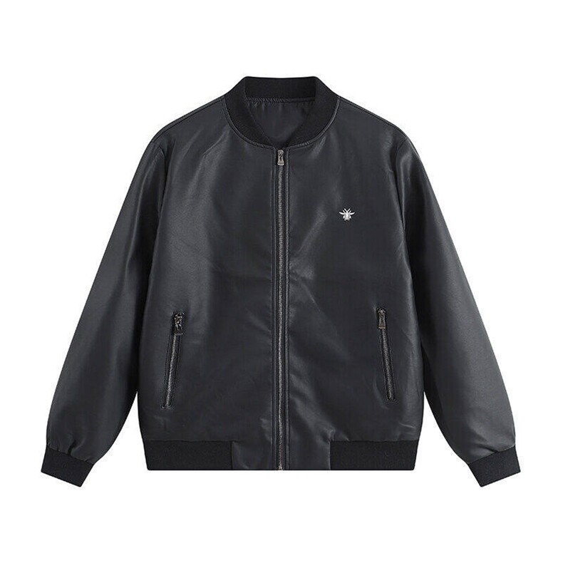 新款皮衣皮夹克潮酷男PU机车夹克309B-3-6807-P58，男装皮衣，星座1409-3