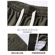 wassuphappy工装短裤男款夏季薄款潮牌宽松青少年休闲运动五分裤，男装休闲裤，星座617A-1（原B318A）