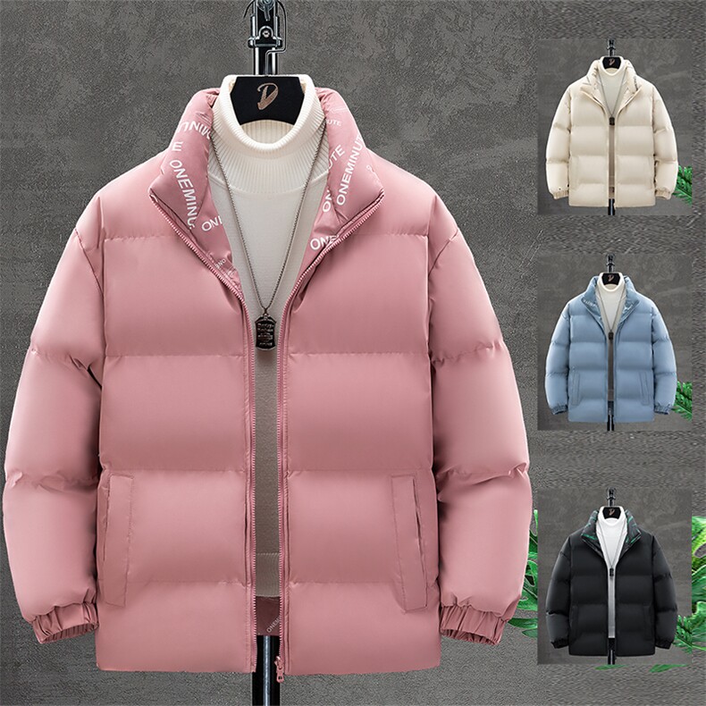 冬季新款两面穿棉衣加厚情侣百搭美式痞帅满印棉袄外套MY2218-P55，男装棉衣，星座1402-1