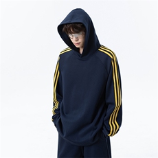 连帽美式三条杠卫衣卫裤套装W4705特P42控89/K8689特P40控79，男装休闲裤，电商A007