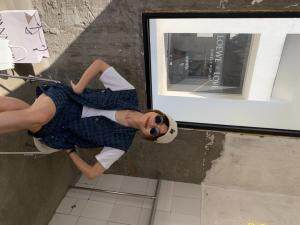 花色牛仔套装，女装职业装，肆尔