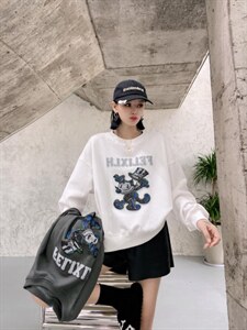 简蔻秋装新款卫衣，女装卫衣/绒衫，简蔻